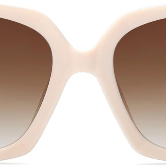 Women's Oversized Square Polarized Sunglasses UV Protection Fashion Accessories - Picture 1 of 6